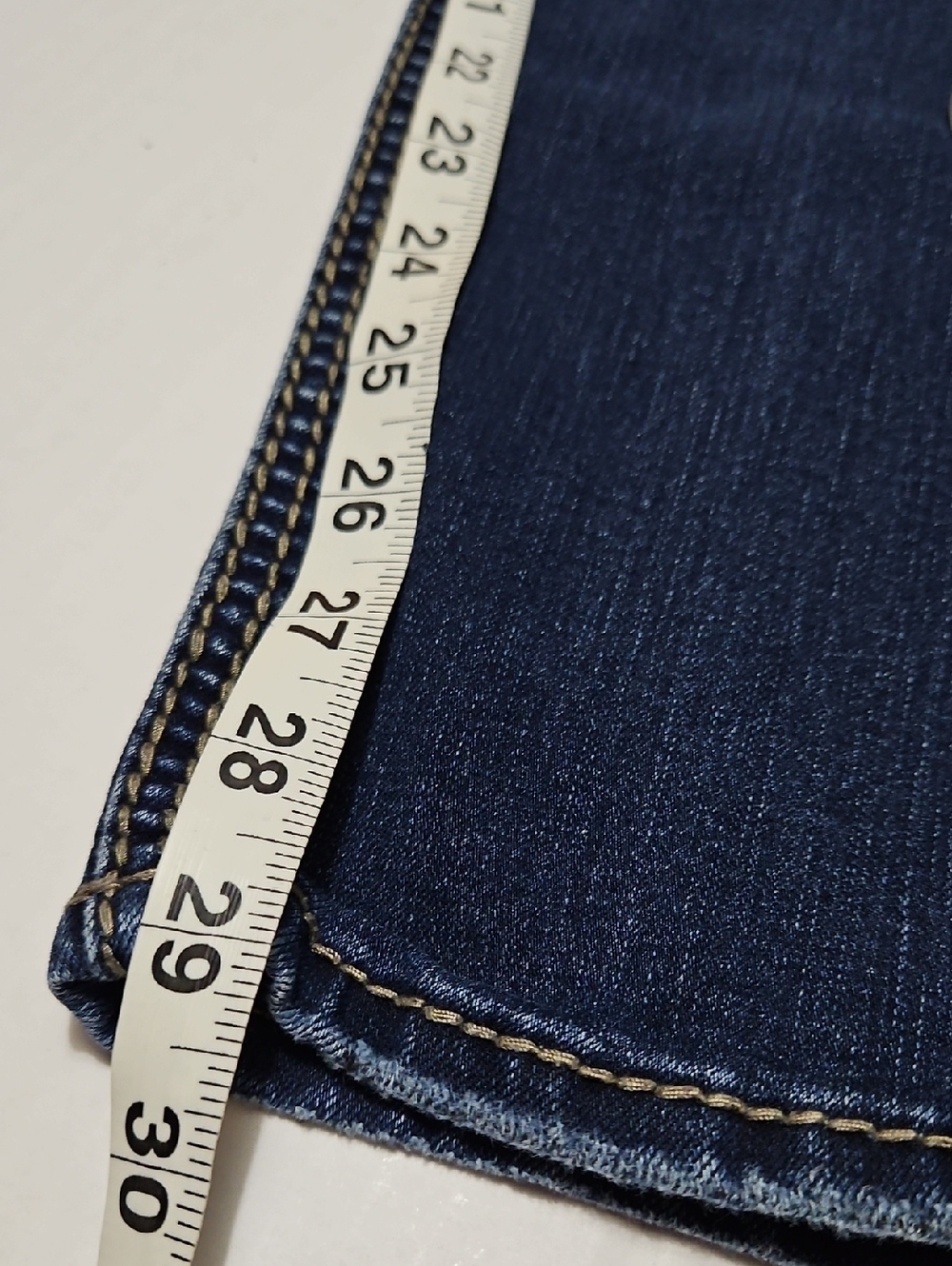 Silver Jeans Dark Blue Skinny Super Stretch Jeans with Faded Detail Size 20 - Picture 10 of 14